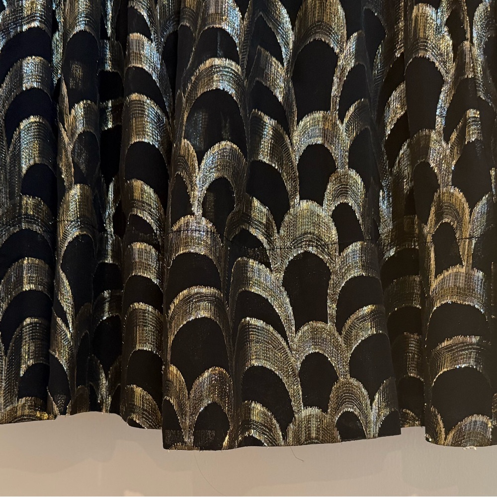 Banana Republic Black and Gold Maxi Dress - Picture 9 of 10